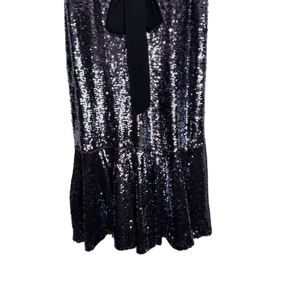 Sunday‎ In Brooklyn Whimsigoth Fairy Grunge Full Sequin Dress Bow Back Detail XS - Picture 10 of 15